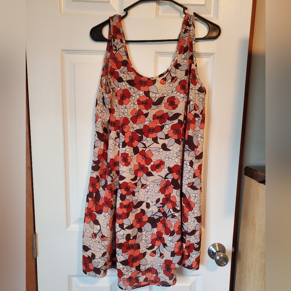 Printed floral sundress